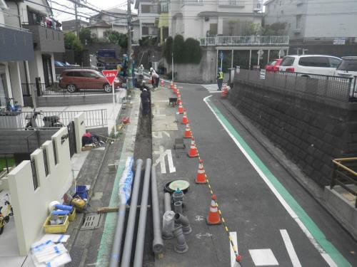 名瀬町口径100mmから400mm配水管布設替工事