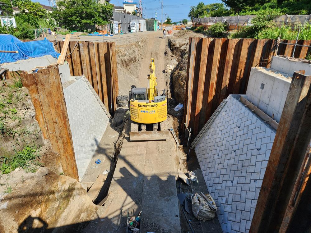 帷子川吉祥橋（仮称）架設工事